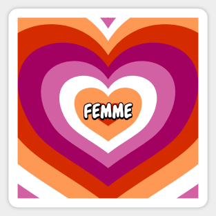 Femme - Lesbian Pride Sticker